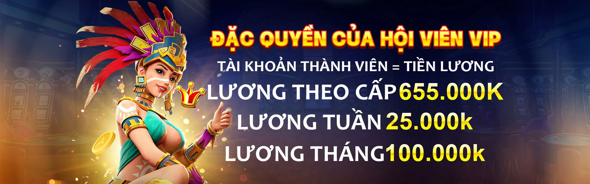 Sòng bạc trực tuyến BetVip 2026 với các trò chơi hấp dẫn